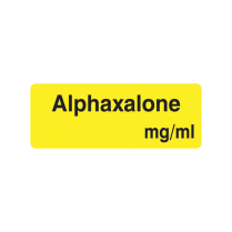 12X32MM ALPHAXALONE MG/ML LABEL (V08)