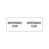 MAINTENANCE JUMBO LABEL (JG0068)             BOX/500