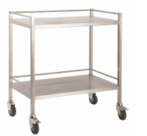 TROLLEY DOUBLE NO DRAWER 80X50X90CM (SSTD00)