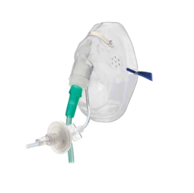 MASK OXYGEN ADULT CUT DOWN W- CO2 TUBING (DAM6180) BX/60