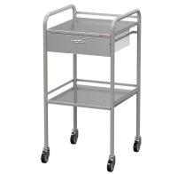 TROLLEY S/STEEL EPOXY 1-DRAWER 50X50X100CM (AX341.1)