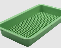TRAY PERF GREEN PLASTIC 200X100X40MM (TRP20X10GR) EA