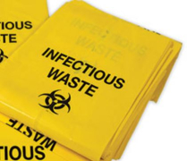 BAG INFECTIOUS WASTE YELLOW 920X380X370MM CTN200