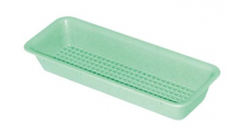 TRAY PERF GREEN PLASTIC 200X75X30MM (TRP20X7GR) EACH
