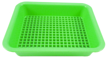 AUTOPLAS PERF TRAY 180X150X30MM GREEN