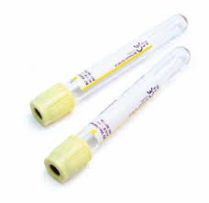 V/TAINER TUBE ACD 6.0ML YELLOW  (367756)     100