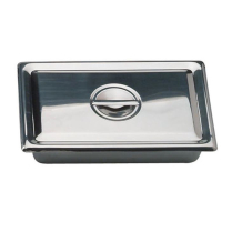 TRAY C/W LID S/S 43X10X5CM (M019)         EACH