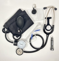 DEAKIN NURSE PRESCRIBED PACK BLACK STETHOSCOPE
