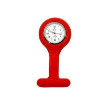 FOB WATCH SILICONE RED NURSES STANDARD DIAL
