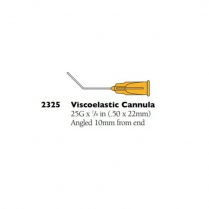 2325 VISCOELASTIC CANNULA ANGLED 25G BOX/10