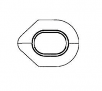 EYE BANDAGE GUIBOR BUBBLE BANDAGE STERILE (8590300) BOX/10