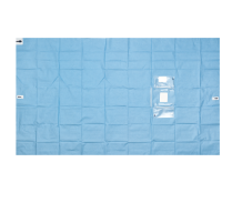 DRAPE FULLBODY INCISE NONWOV BLUE W 2x500ML BAG 581156 BOX10