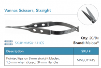 MMSU1141S VANNAS SCISSOR STR 8MM DISP ST BOX/20
