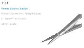 MMSU1141S VANNAS SCISSOR STR 8MM DISP ST BOX/20