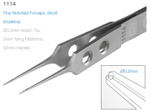 MMSU1114S HOSKINS FINE NOTCHED FORCEP ST PK/5