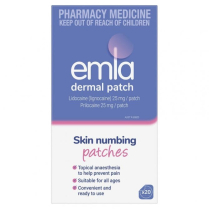 EMLA CREAM PATCH 5% (60820)                    BOX/20