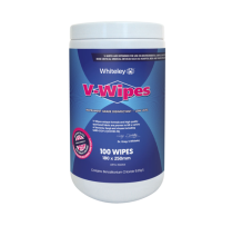 VIRACLEAN V-WIPES 180X250MM (210561) TUB/100