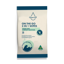 PLASTIC FREE ON THE GO 2 IN 1 WIPE 15'S (CLS00071) CTN/18