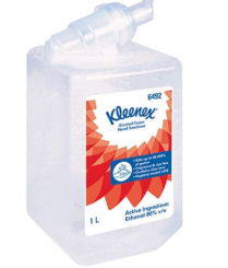KLEENEX ALCOHOL 84% FOAM HAND SANITISER (6492) 1L