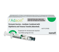VACCINE ADACEL 1 X 0.5ML PREFILLED SYRINGE EA