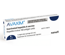 VACCINE AVAXIM HEP A 1X0.5ML NF SYRINGE & 1 NEEDLE