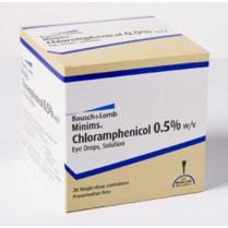 MINIMS CHLORAMPHENICOL BP 0.5%      BOX/20