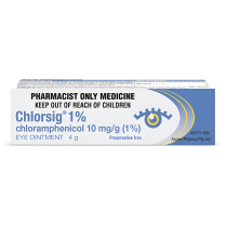 CHLORSIG OINTMENT 1% 4G TUBE        EACH