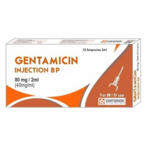 GENTAMICIN AMP 80MG IN 2ML            BOX/10