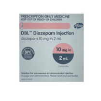 DBL DIAZEPAM INJECTION 10MG/ML IN 2ML        BOX/5