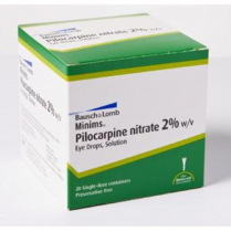 MINIMS PILOCARPINE 2%                     BOX/20