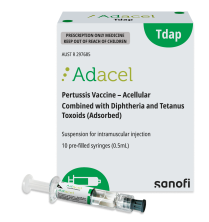 VACCINE ADACEL 0.5ML PREFILLED SYRINGE        BOX/10