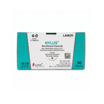 SUTURE NYLON NYLUS 4/0 19MM (LA662D) BOX/36