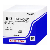 SUTURE PRONOVA BLUE 6/0 13MM (PN462G) BOX/12