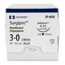 SUTURE SURGIPRO 3-0 19MM (SP665G)    BOX/12
