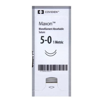 SUTURE MAXON 5/0 19MM (6608-21)       BOX/36