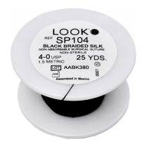 SUTURE LOOK SILK NS SPOOL 4/0 (SP104)