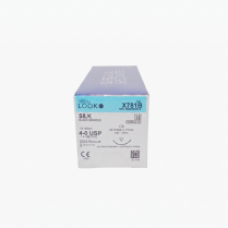 SUTURE SILK LOOK 4/0 19MM  (X781B)             BOX/12