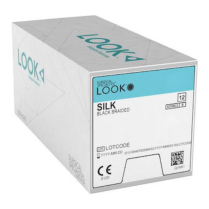 SUTURE SILK LOOK 6/0 16MM  (X750B)       BOX/12