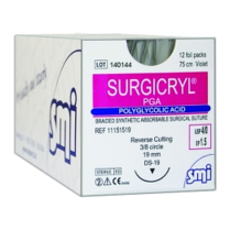 SUTURE SURGICRYL 4/0 19MM (SM11151519)  BX/12