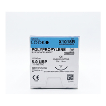 SUTURE POLYPROPYLENE 5/0 19MM (X1018B) BOX/12