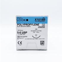 SUTURE POLYPROPYLENE 5/0 19MM (X1018B) BOX/12