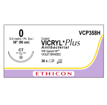 SUTURE VICRYL PLUS CTD 0 MORRISON (VCP358H) BOX/36