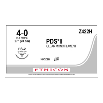 SUTURE PDS*II 4/0 19MM (Z422H)            BOX/36