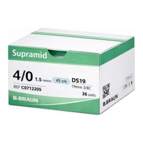 SUTURE SUPRAMID 4/0 DS19 45CM (C0712205) BOX/36