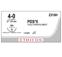SUTURE PDS II  4/0  26MM   70CM  (Z315H)   BOX/36