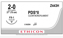 SUTURE PDS PLUS 2/0 24MM (PDP443H)             BOX/36