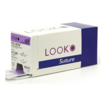 SUTURE LOOK PGA 5/0 19MM 70CM (X421B)        BOX/12