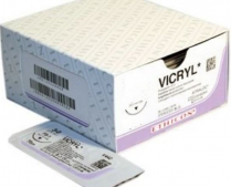 SUTURE VICRYL RB-1 TAPER  4/0 17MM (J214H) BX/36