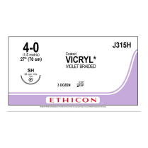 SUTURE VICRYL PLUS 4/0 26MM 70CM (VCP315H)   BOX/36