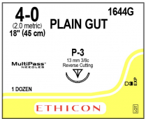 SUTURE PLAIN GUT 4/0 13MM (1644G)         BOX/12